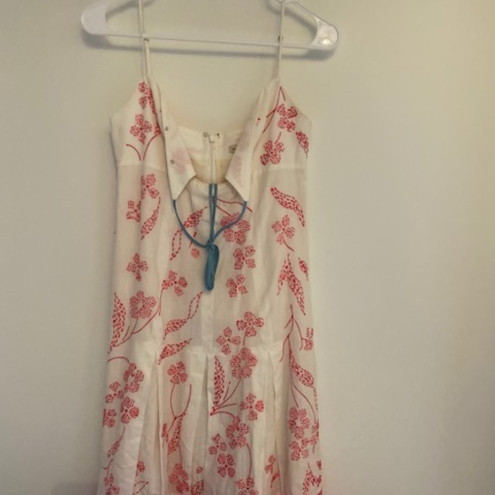 Rare The OC Summer Roberts BCBGMaxAzria Pink Floral Embroidered Dress Size 2